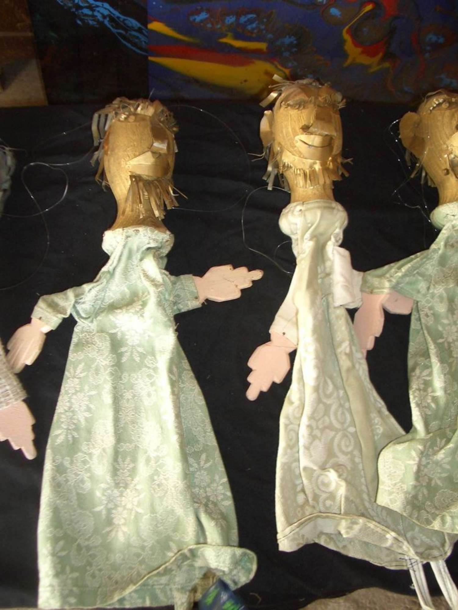 Particolare del nucleo Pace di Aristofane prima del restauro